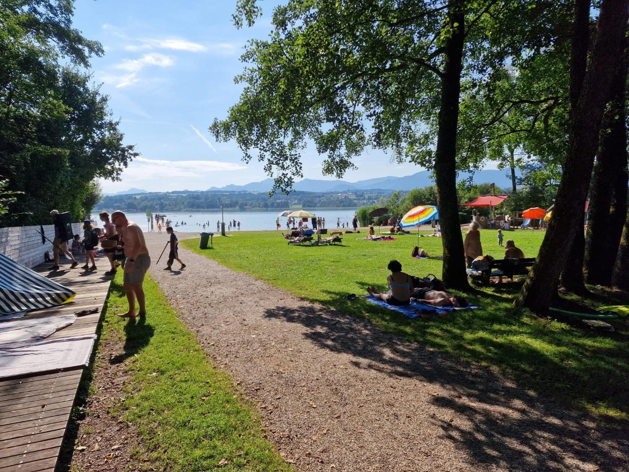 Ferienwohnungen Am Simssee Mit Alpenblick, Gutshof Alpenblick Stephanskirchen Eksteriør billede